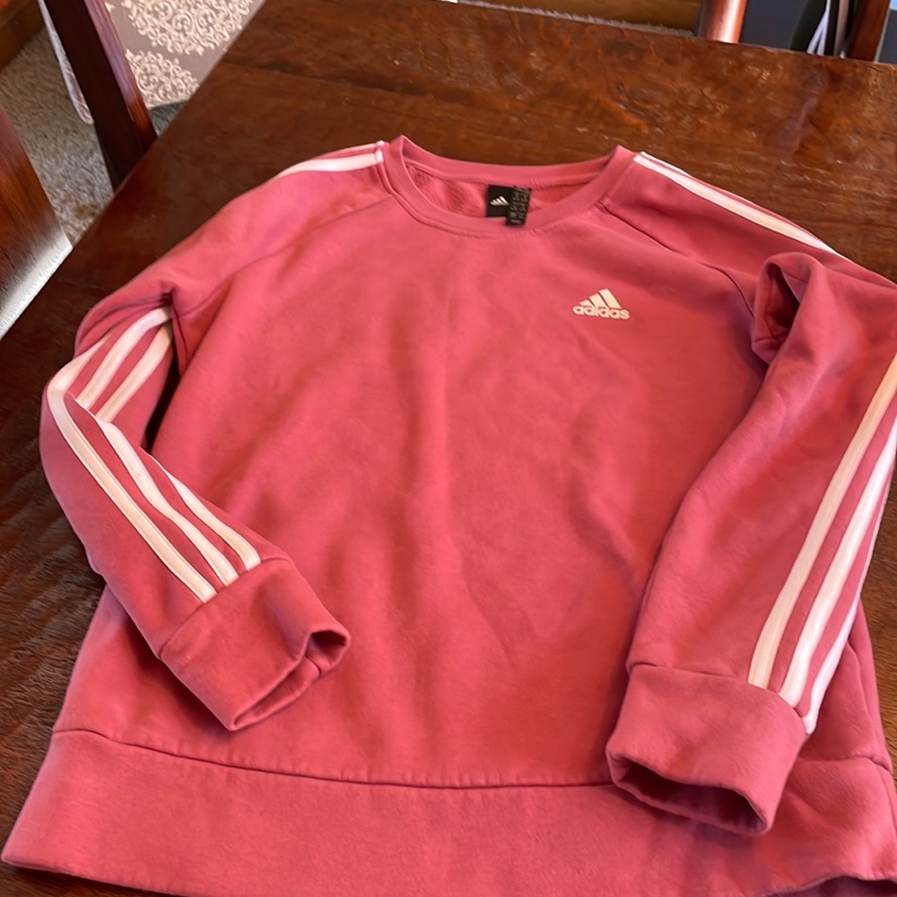 Adidas crew sweatshirt.